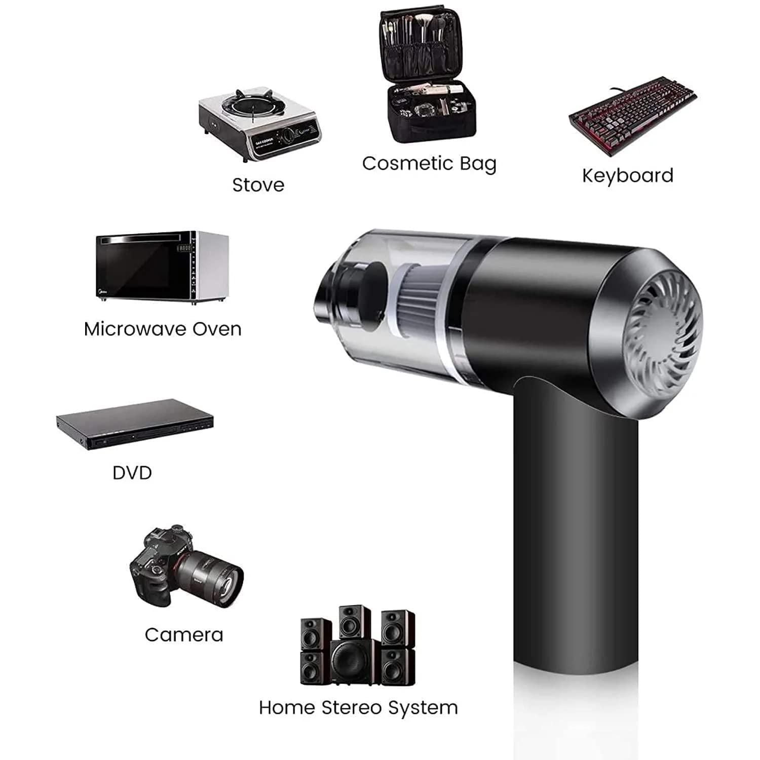 BD Portable Air Duster Wireless Vacuum Cleaner - Wishlect