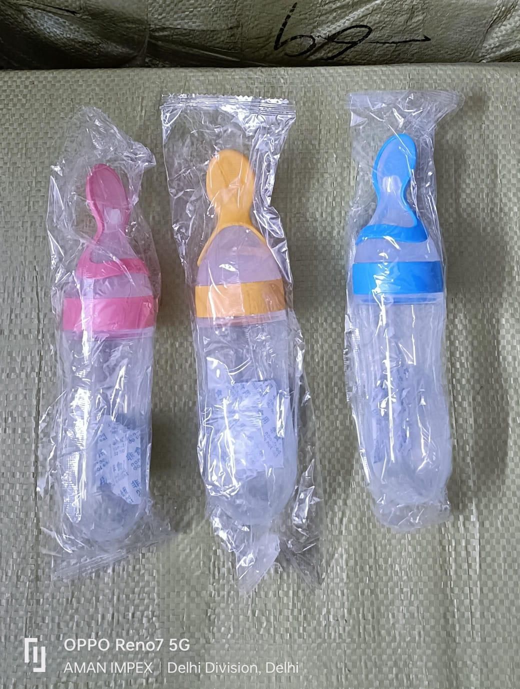 Premium Baby Food Squeeze Feeder Spoon - Wishlect