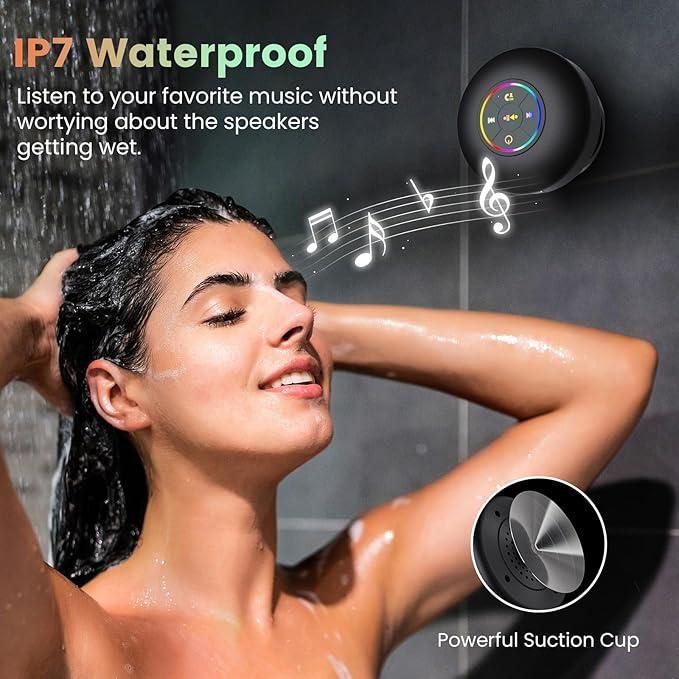 Large Suction Cup Waterproof Bluetooth Speaker - Wishlect