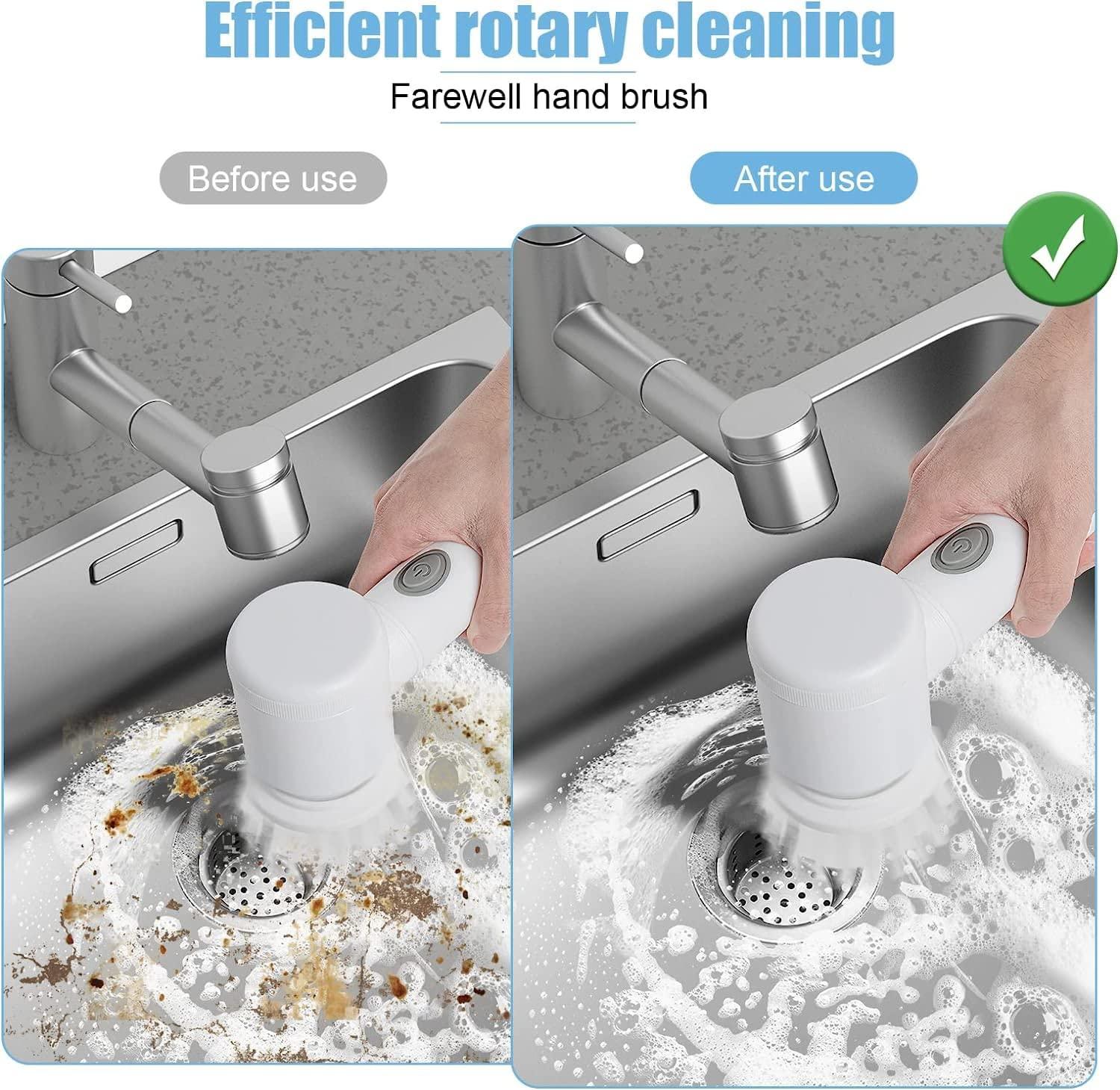 5 in 1 Handheld Bathroom Cleaning Brush - Wishlect