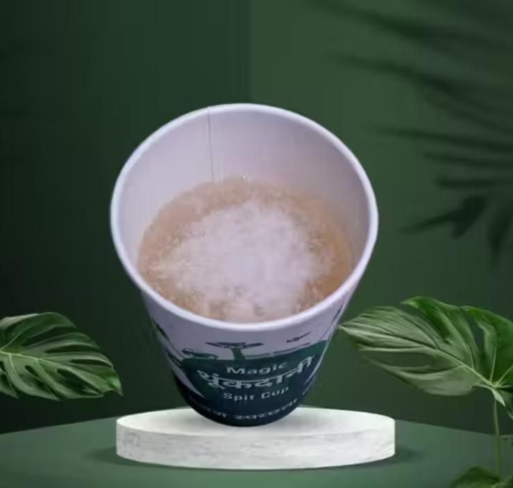 Magic Disposable Spit Cup for Home/Office/Patients/Car (Solidifies Liquid Pack of 10) - Wishlect