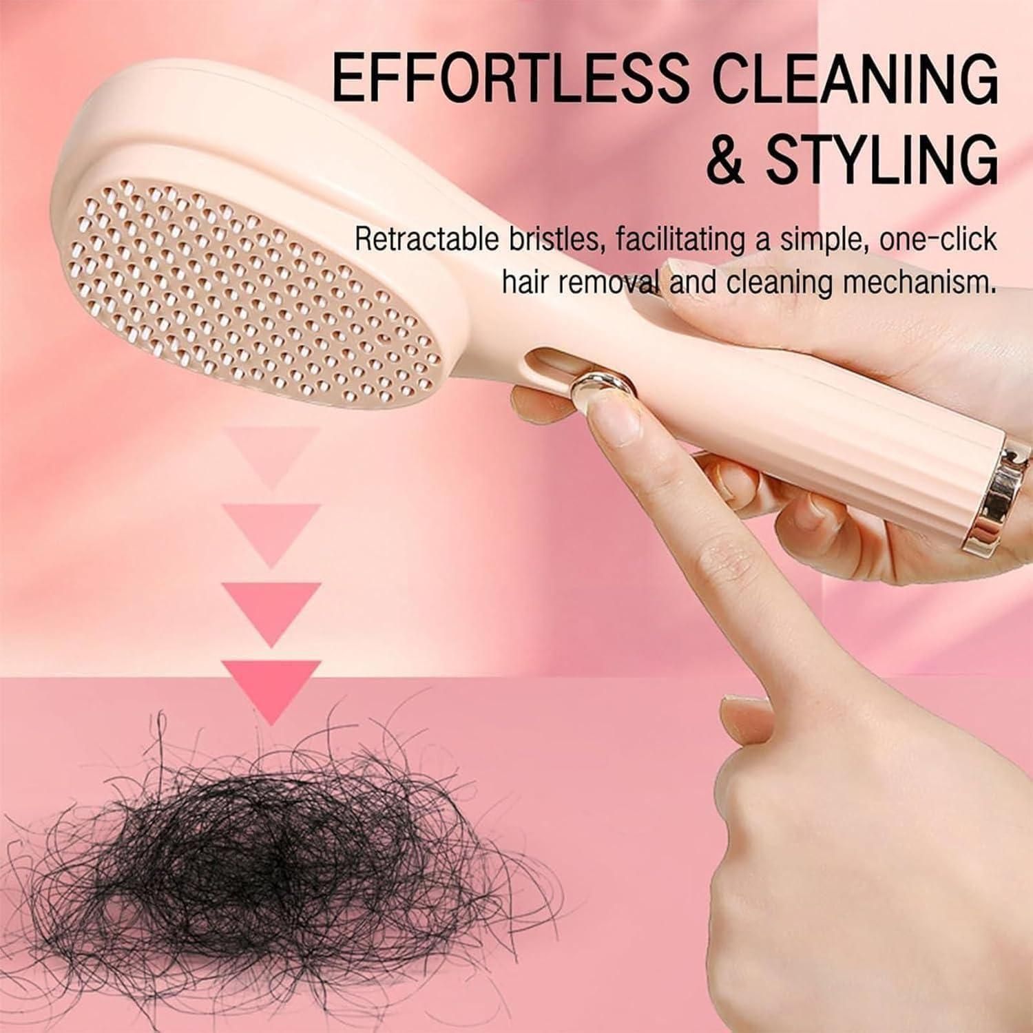 Scalp Massage Comb with Retractable Bristle - Wishlect