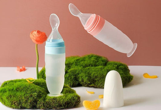 Premium Baby Food Squeeze Feeder Spoon - Wishlect