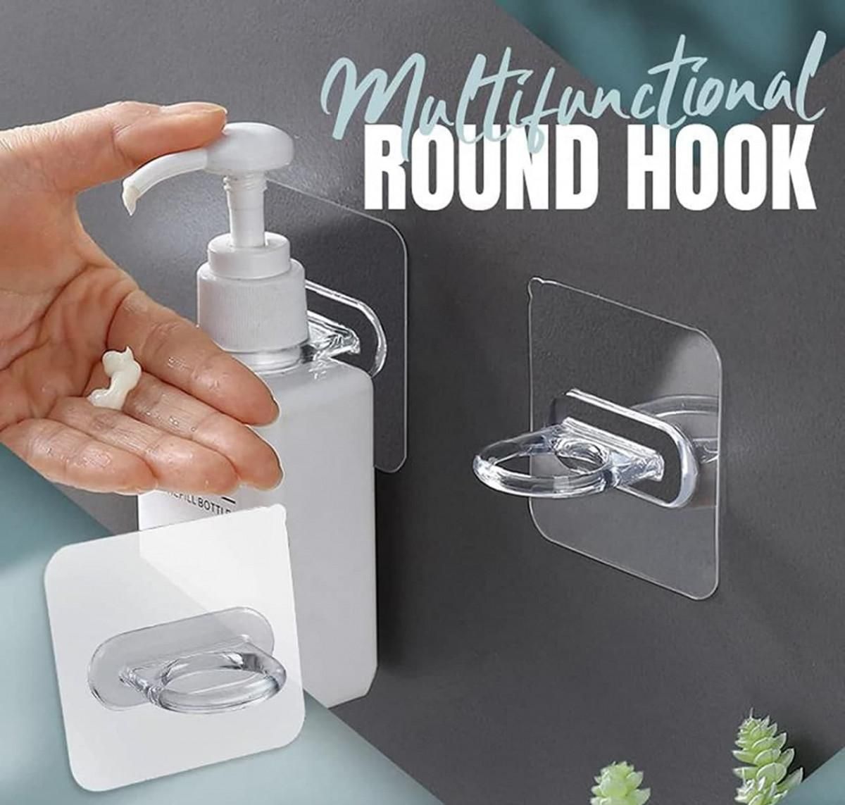 Multipurpose Self Adhesive Hook Holder (Pack of 10pc) - Wishlect