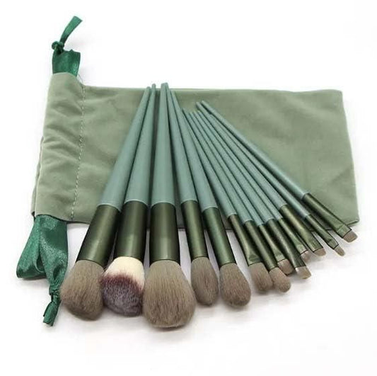 13 Pcs Makeup Brush with Pouch Set - Wishlect