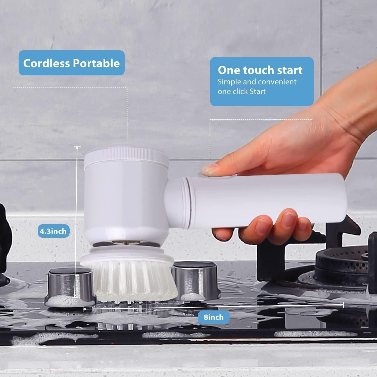5 in 1 Handheld Bathroom Cleaning Brush - Wishlect
